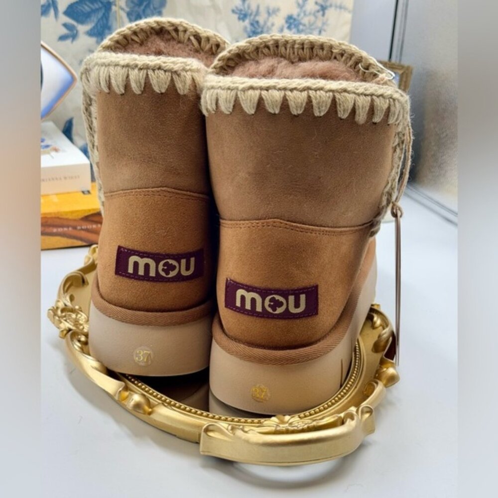 🆕 MOU 🧿 NWT WOB Cognac Eskimo 18 BOUNCE, Sz EU 37 - Picture 11 of 14